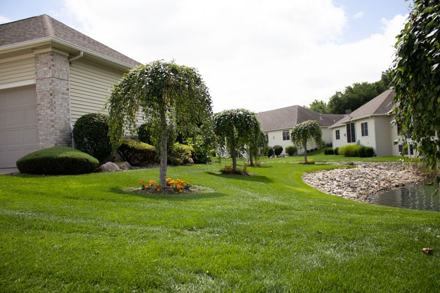 commercial landscaping project